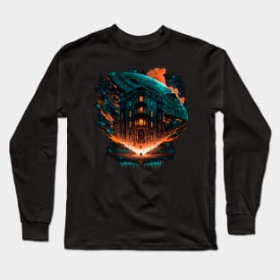 Ufo Attack - Necro Merch Long Sleeve T-Shirt